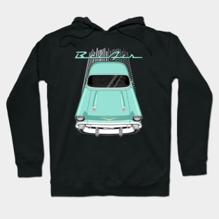 Chevrolet Bel Air 1957 - surf green Hoodie